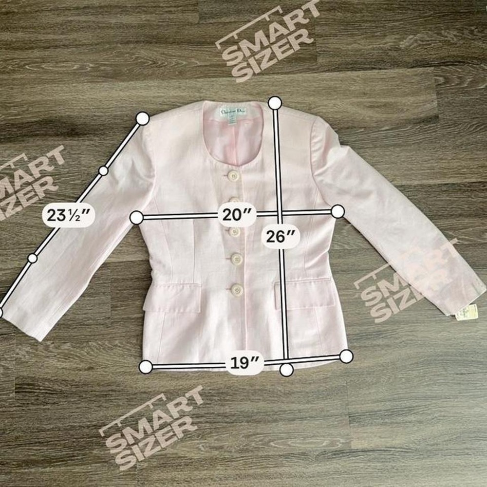 NWT Vintage 1996 Christian Dior Neiman Marcus Pink Blazer — Size 12 - Picture 8 of 8